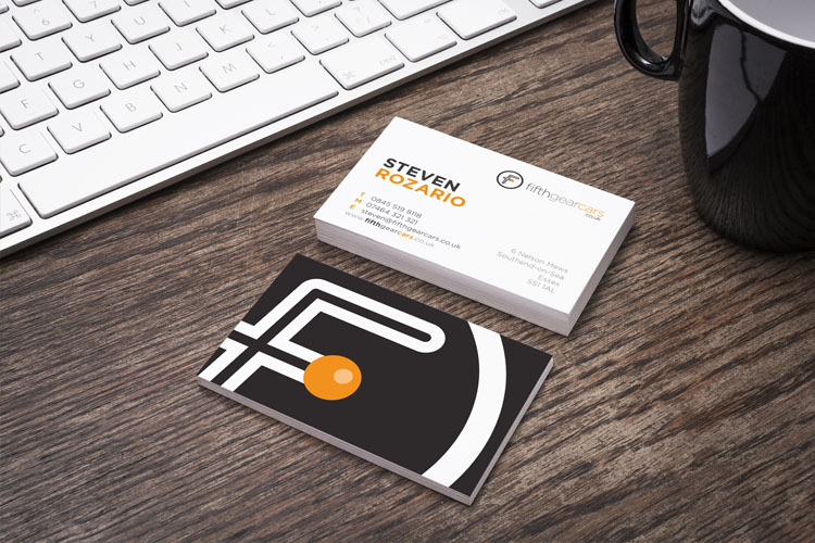 Fifth Gear Cars - Business Card Design