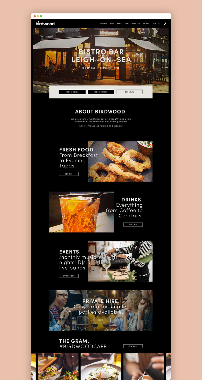 One Page Website Design