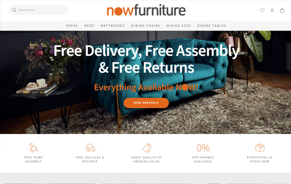 Furniture Outlet Stores - Shop Website Essex Portfolio